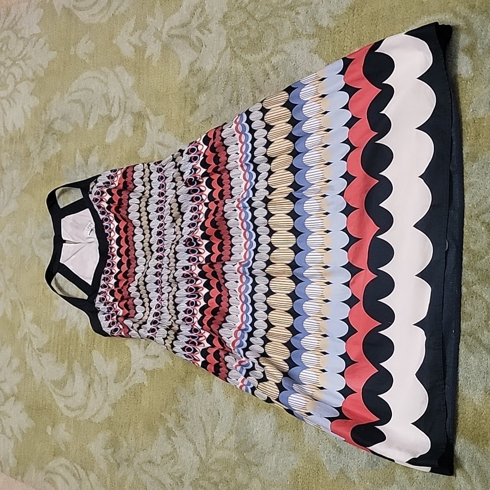 Ann Taylor Loft Geometric Pattern Dress